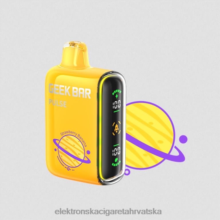 Elektronska Cigareta Za Enkratno Uporabo Petrol - jagoda banana DJFJL75 GEEK BAR Pulse planet izdanje 7500 udaha/15000 udaha