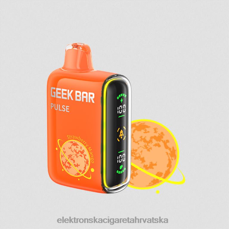 Jednokratni Vape Hrvatska - jagoda mango DJFJL81 GEEK BAR Pulse planet izdanje 7500 udaha/15000 udaha
