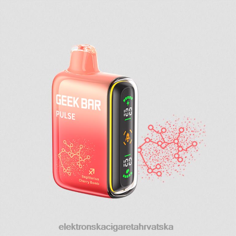 Jednokratni Vape Hrvatska - trešnja bomba DJFJL72 GEEK BAR Pulse zodiac izdanje 7500 udaha/15000 udaha
