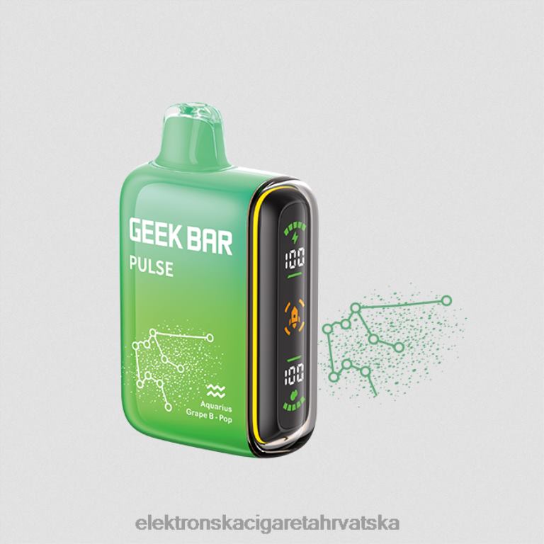 Jednokratni Vape Tisak - grape blow pop DJFJL71 GEEK BAR Pulse zodiac izdanje 7500 udaha/15000 udaha