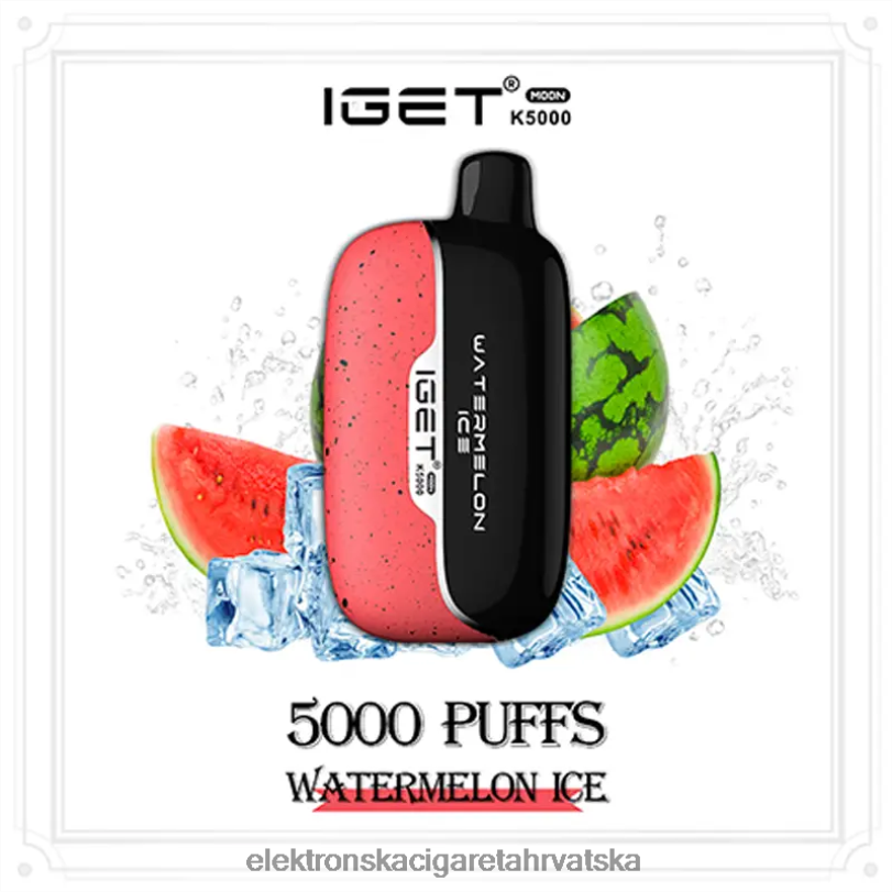 Jednokratni Vape Tisak - IGET Moon k5000 led od lubenice 6H60F8