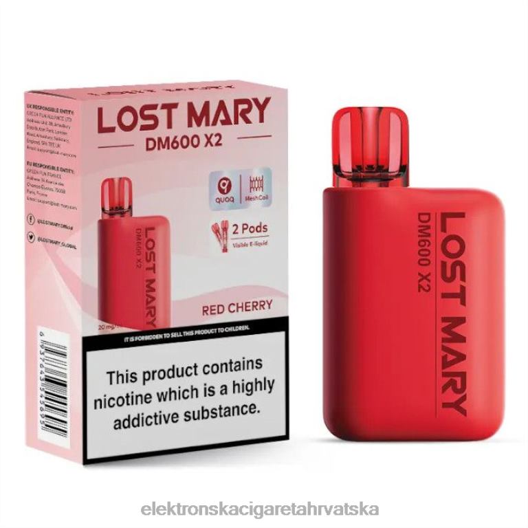 Elektronska Cigareta Petrol - crvena trešnja DJFJL479 LOST MARY DM600 X2