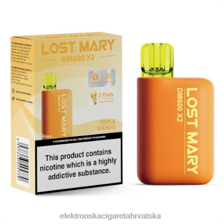 Elektronska Cigareta Za Enkratno Uporabo - trostruki mango DJFJL481 LOST MARY DM600 X2