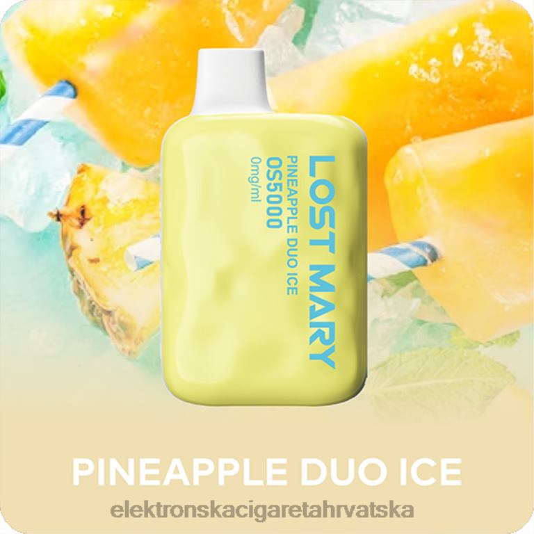 Elektronska Cigareta Za Enkratno Uporabo - ananas duo led DJFJL508 LOST MARY OS5000 0 mg/ml
