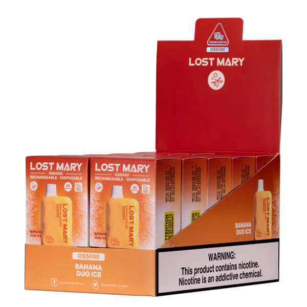 Jednokratni Vape Tisak - banana duo led DJFJL107 LOST MARY OS5000