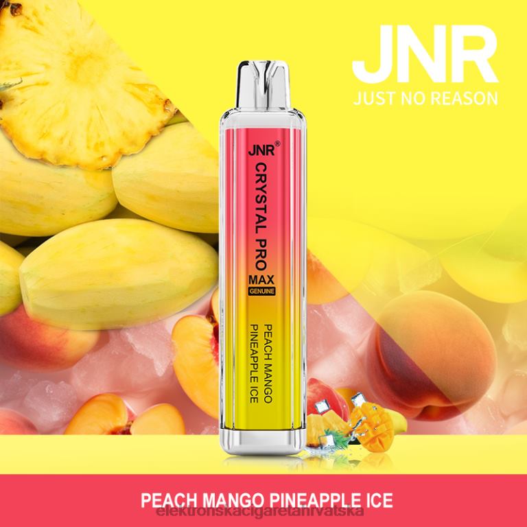 Elektronska Cigareta Brez Nikotina - breskva mango ananas led DJFJL744 JNR CRYSTAL PRO MAX