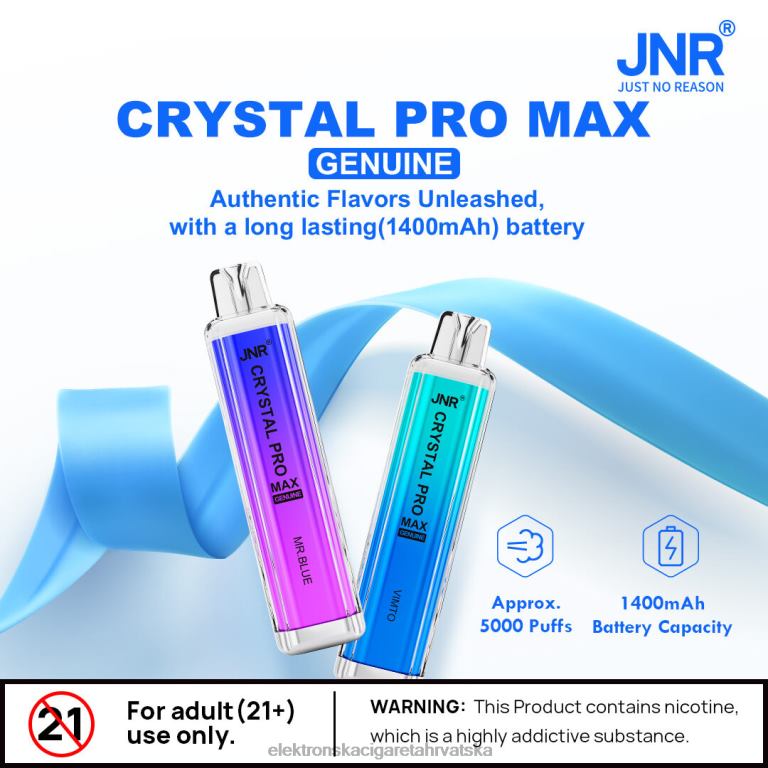 Elektronska Cigareta Cena - jagoda malina led DJFJL752 JNR CRYSTAL PRO MAX