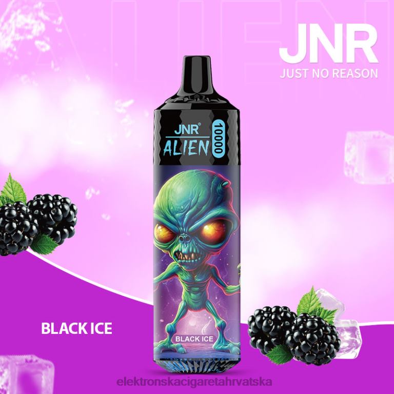 Elektronska Cigareta Za Enkratno Uporabo Petrol - crni led DJFJL633 JNR ALIEN