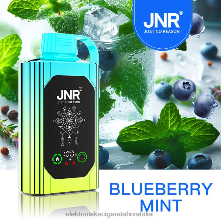 Elektronska Cigareta Brez Nikotina - borovnica menta DJFJL618 JNR SHISHA BOX