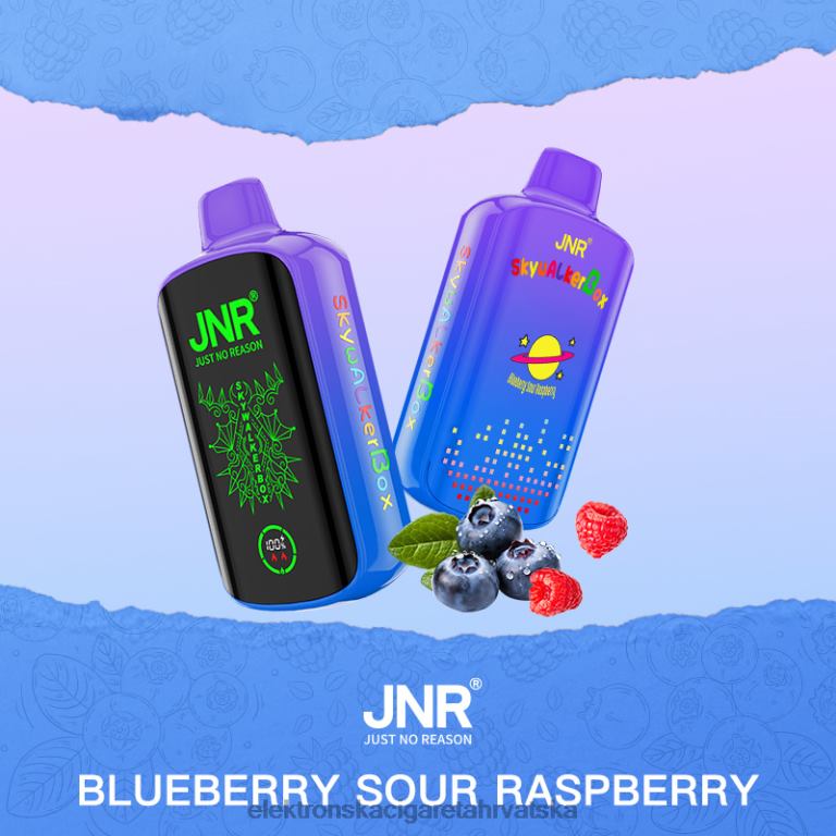 Jednokratni Vape Hrvatska - borovnica kisela malina DJFJL585 JNR SKYWALKER BOX