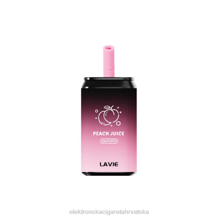 E Cigareta - sok od breskve LAVIE Aurora 11000 udaha 6F8X144