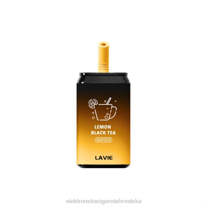 Jednokratni Vape Hrvatska - crni čaj s limunom LAVIE Aurora 11000 udaha 6F8X150