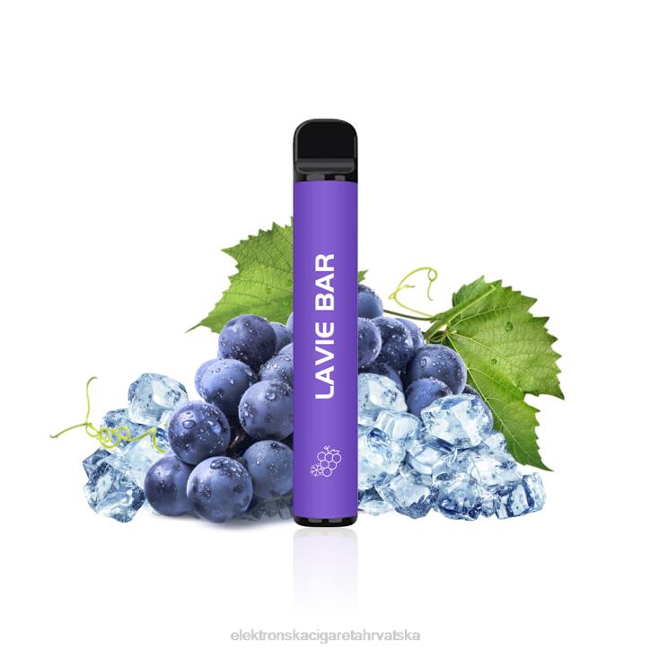 E Cigareta Tisak Cijena - led od grožđa LAVIE BAR 2% verzija 800 dizanja 6F8X322