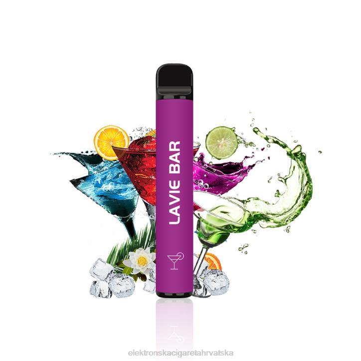Smok Jednokratni Vape - koktel LAVIE BAR 2% verzija 800 dizanja 6F8X319