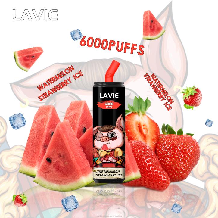 Elektronska Cigareta Cena - led od lubenice i jagode LAVIE Coke BAR 6000 udaha 6F8X267