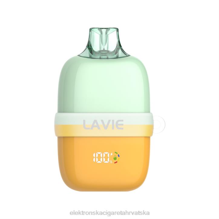 Jednokratni Vape Hrvatska - narančasti led LAVIE INSIDER 12000 udaha 6F8X90