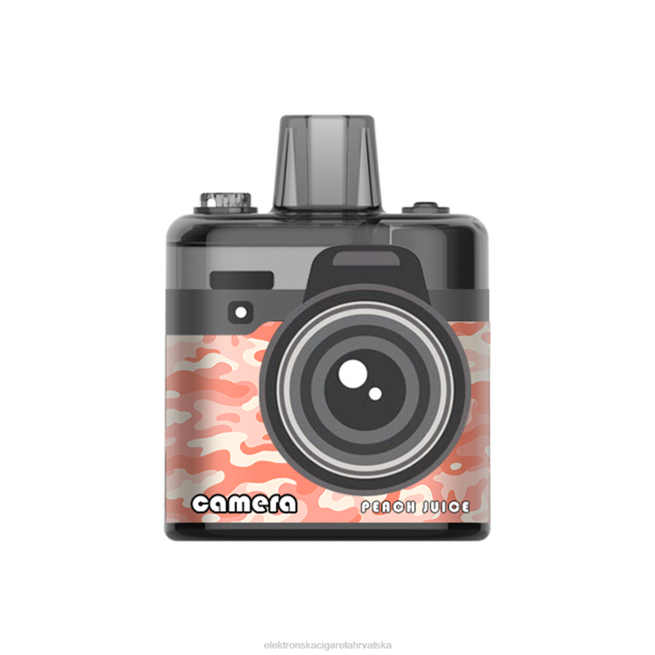 Jednokratni Vape Hrvatska - sok od breskve LAVIE Camera 8000 udaha 6F8X174