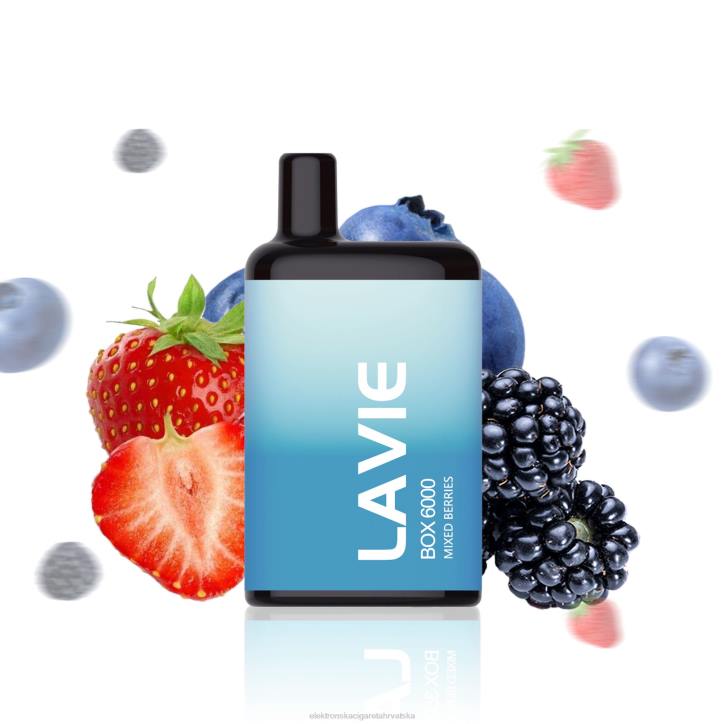 E Cigareta Cijena - miješano bobičasto voće LAVIE BOX 6000 udaha 6F8X203