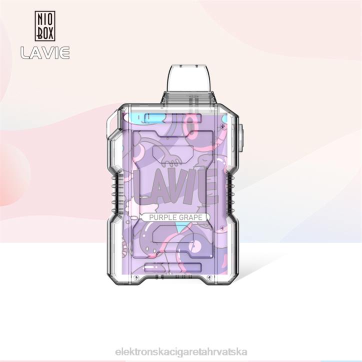 E Cigareta - ljubičasto grožđe LAVIE NIO BOX 9000 udaha 6F8X192