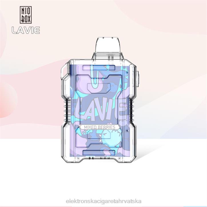 Jednokratni Vape Tisak - miješano bobičasto voće LAVIE NIO BOX 9000 udaha 6F8X197