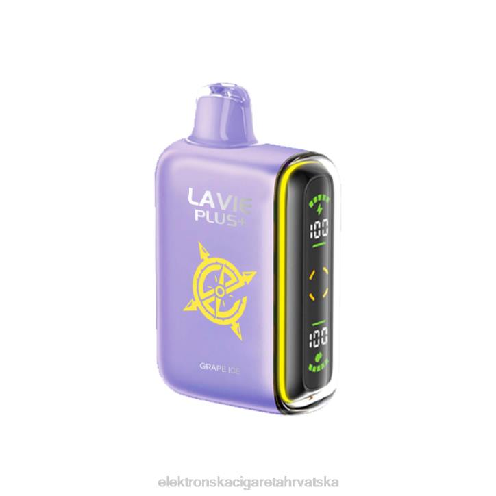 Smok Jednokratni Vape - led od grožđa LAVIE PLUS 15000 udaha 6F8X103