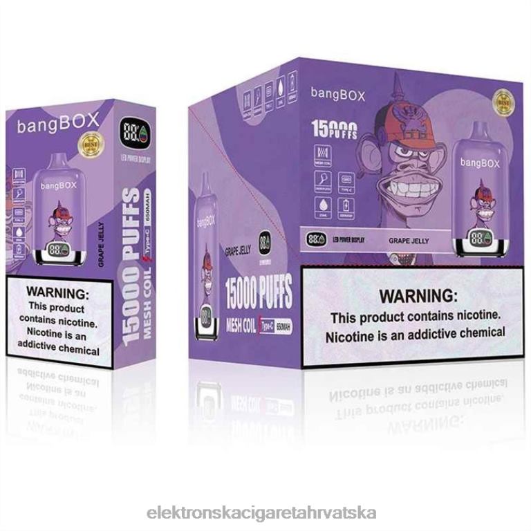 Elektronska Cigareta Hrvatska - žele od grožđa DJFJL142 Bang Box 15000