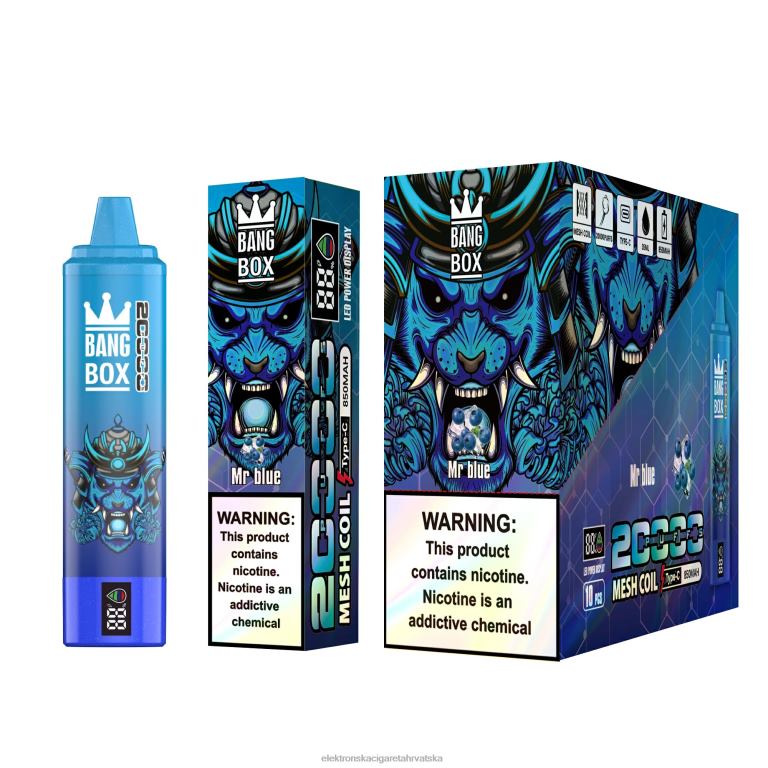 Elektronska Cigareta Za Enkratno Uporabo Petrol - mr plavi DJFJL129 Bang Box 20000