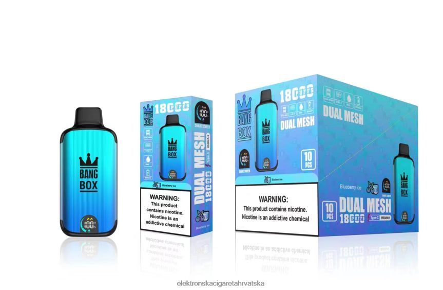 E Cigareta - Bang Box 18000 udaha led od borovnice 66HPFL90