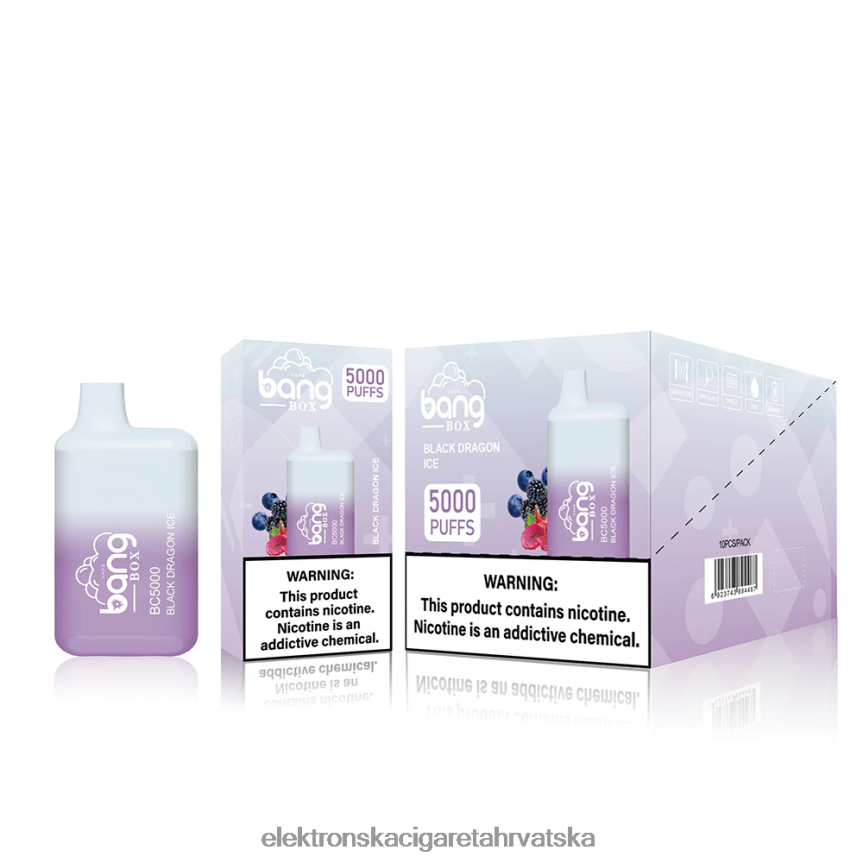 E Cigareta Tekućina - Bang Box bc5000 za jednokratnu upotrebu 66HPFL87