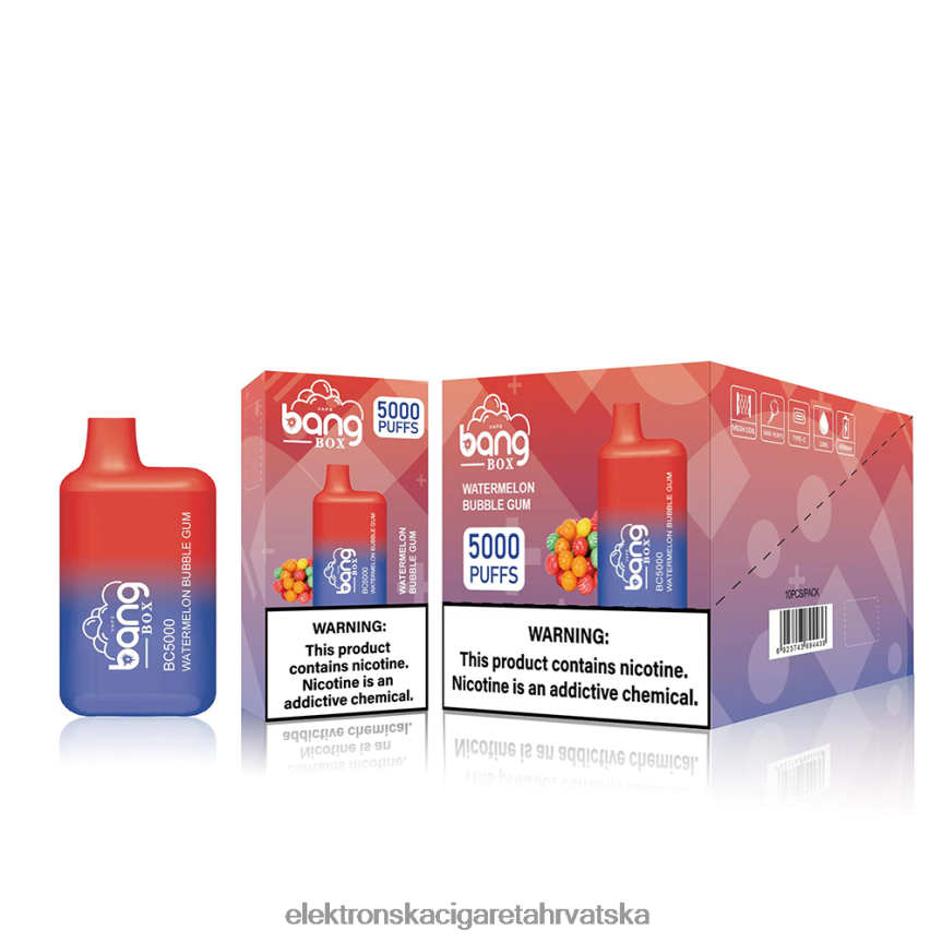 E Cigareta Tekućina - Bang Box bc5000 za jednokratnu upotrebu 66HPFL87