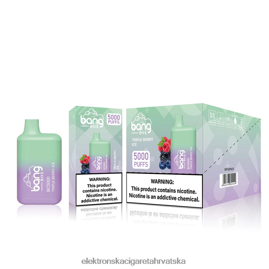E Cigareta Tekućina - Bang Box bc5000 za jednokratnu upotrebu 66HPFL87