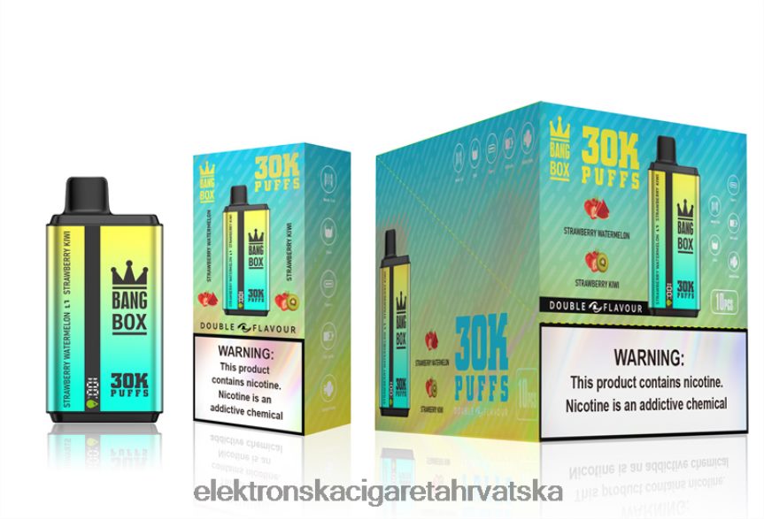 E Cigareta Tisak Cijena - Bang Box 30000 dizanja dvostrukih okusa jagoda lubenica & jagoda kivi 66HPFL64