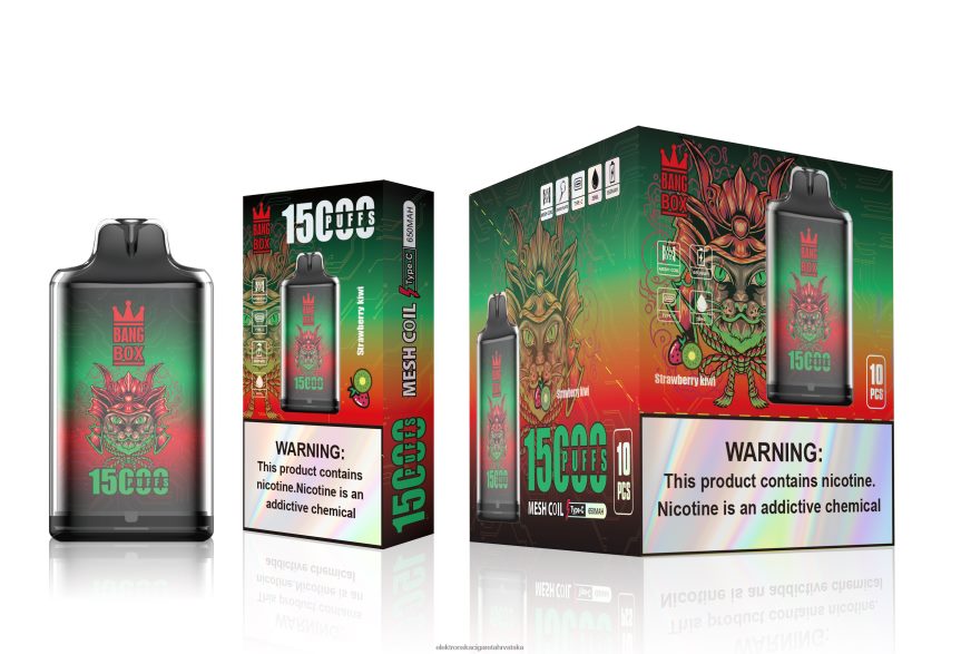E Cigareta Tisak Cijena - Bang Box s1-15000 udaha jagoda kivi 66HPFL100