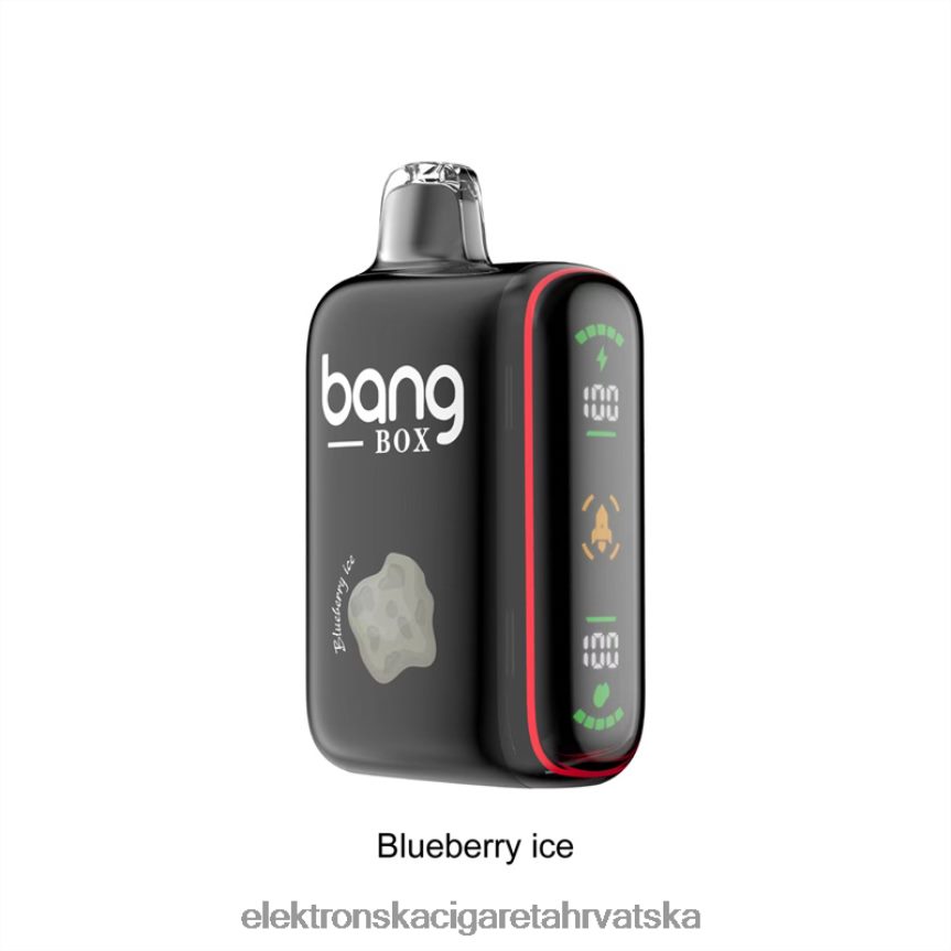 E Tekućina - Bang Box 9000-18000 udaha inteligentni zaslon snage led od borovnice 66HPFL32