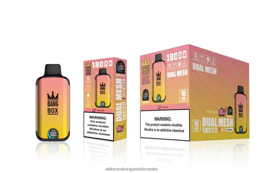 Elektronska Cigareta Cijena - Bang Box 18000 udaha sok od breskve 66HPFL91