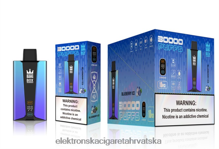 Elektronska Cigareta Cijena - Bang Box Pametni zaslon s 30 000 udaha led od borovnice 66HPFL79