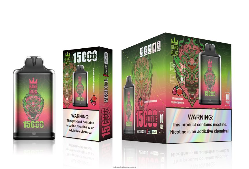 Elektronska Cigareta Cijena - Bang Box s1-15000 udaha jagoda lubenica 66HPFL103