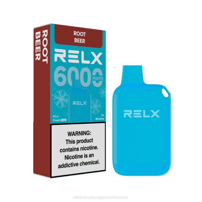 E Tekućina - korijensko pivo RELX Crush Pocket 6000 ledeno V8J020