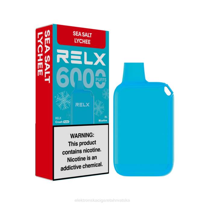 Elektronska Cigareta Petrol - morska sol liči RELX Crush Pocket 6000 ledeno V8J014