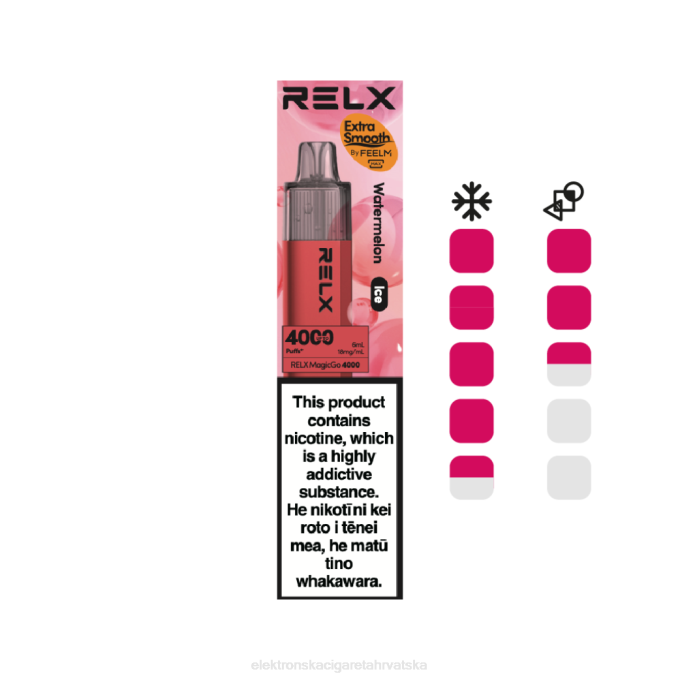 Smok Jednokratni Vape - lubenica (ledena) RELX MagicGo 4000 jednokratnih vapea V8J07