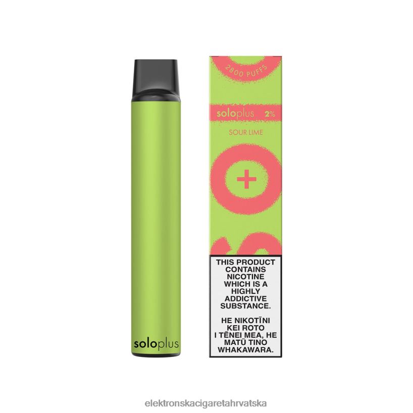 E Cigareta Tisak Cijena - Solo Plus jednokratni vape kiselo vapno V80ZZF34