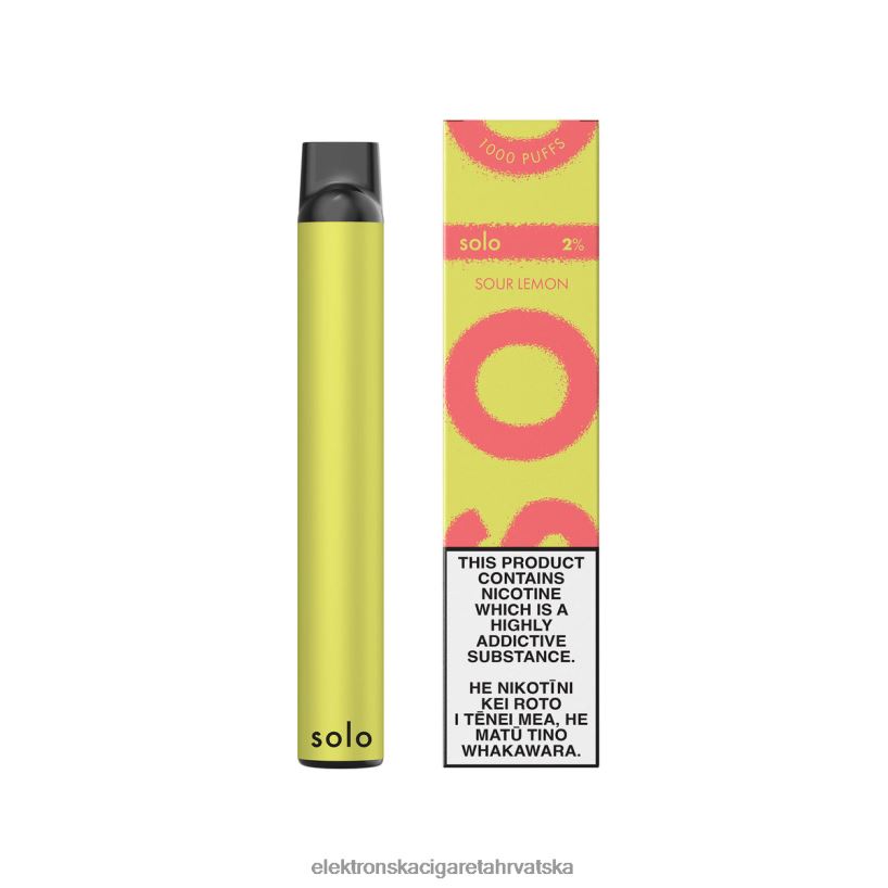 E Cigareta - Solo jednokratni vape kiseli limun V80ZZF12