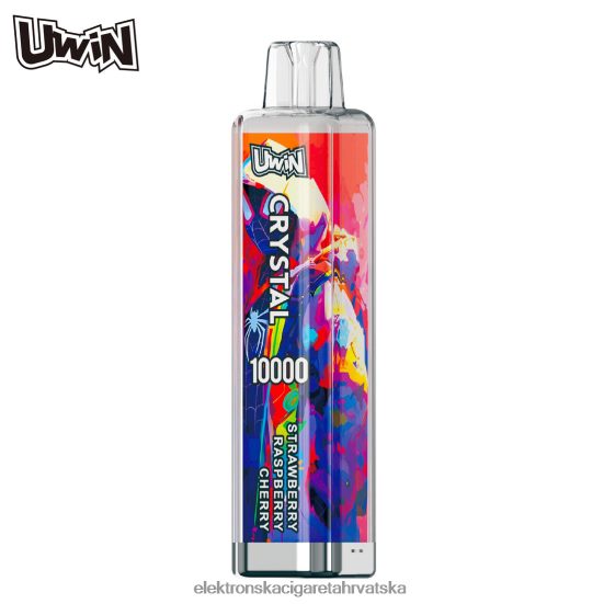 E Cigareta - UWIN CRYSTAL 10000 jednokratnih vapea jagoda malina trešnja L668DF372
