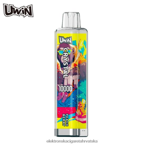 Jednokratni Vape Tisak - UWIN CRYSTAL 10000 jednokratnih vapea bobica breskve L668DF377