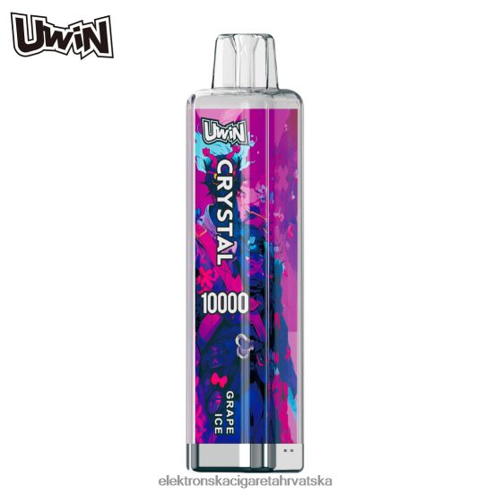 Smok Jednokratni Vape - UWIN CRYSTAL 10000 jednokratnih vapea led od grožđa L668DF367