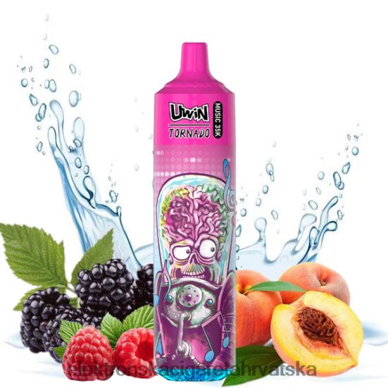 E Tekućina - UWIN CRYSTAL Vape za jednokratnu upotrebu od 35k bobica breskve L668DF392
