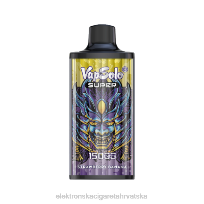 E Cigareta Tekućina - Vapsolo SUPER jednokratni vape jagoda banana 02XP116
