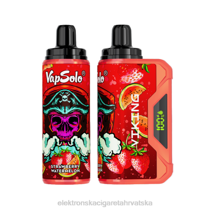 E Cigareta Tekućina - Vapsolo VIKING jednokratni vape jagoda lubenica 02XP140