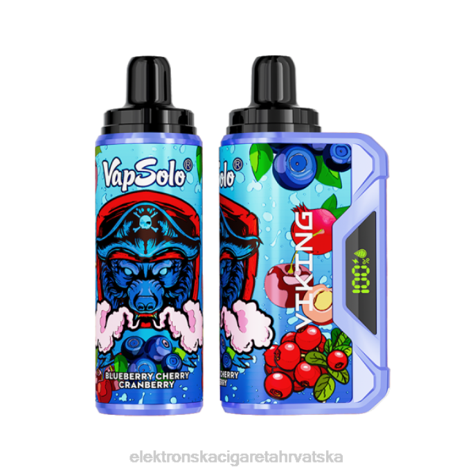 E Cigareta Vuse - Vapsolo VIKING jednokratni vape borovnica trešnja brusnica 02XP131