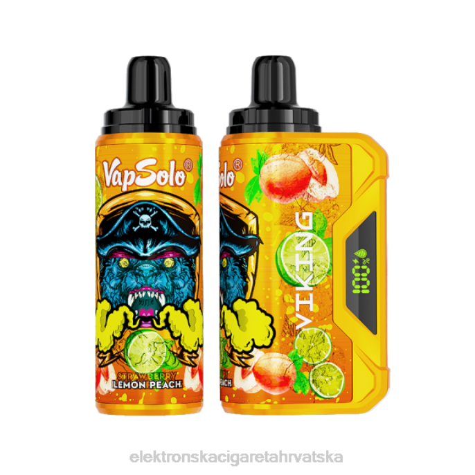 Elektronska Cigareta Brez Nikotina - Vapsolo VIKING jednokratni vape limunska breskva 02XP135